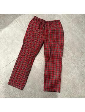 Red Tartan Plaid Pajama Pants